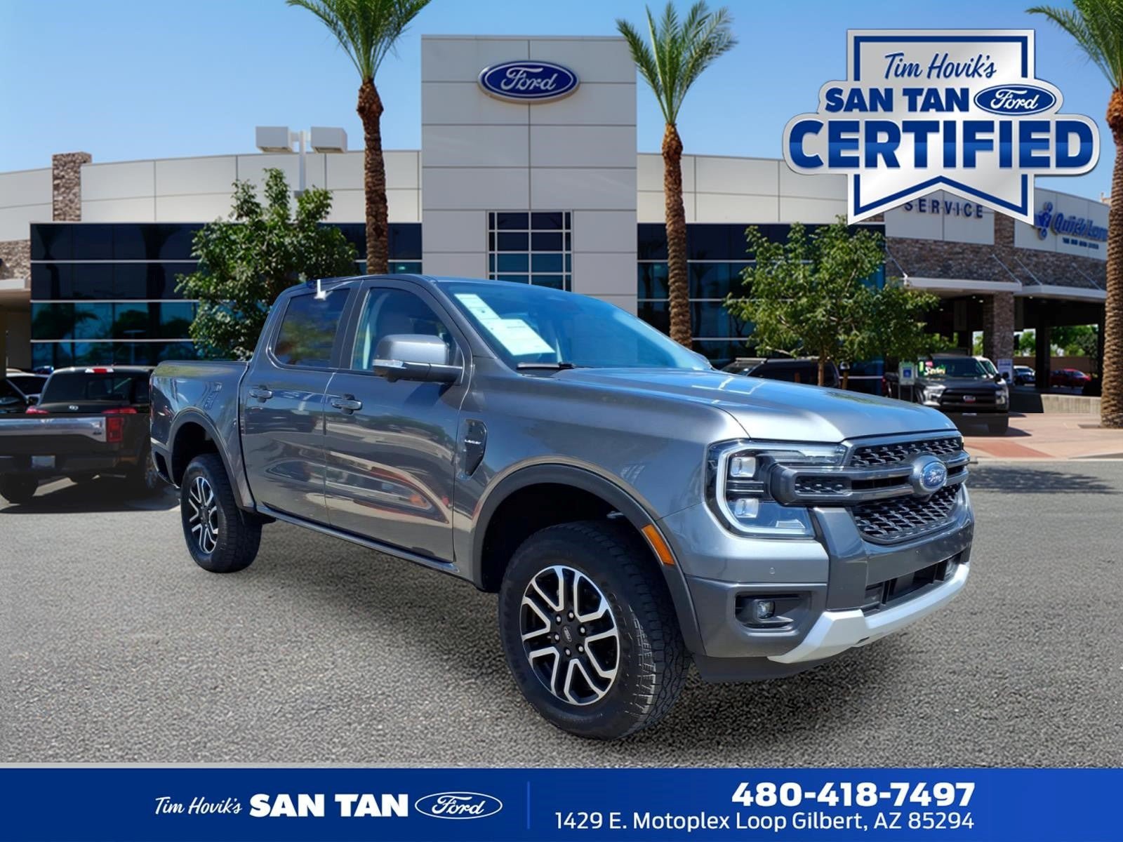 Certified 2025 Ford Ranger Lariat w/ Trailer Tow Package