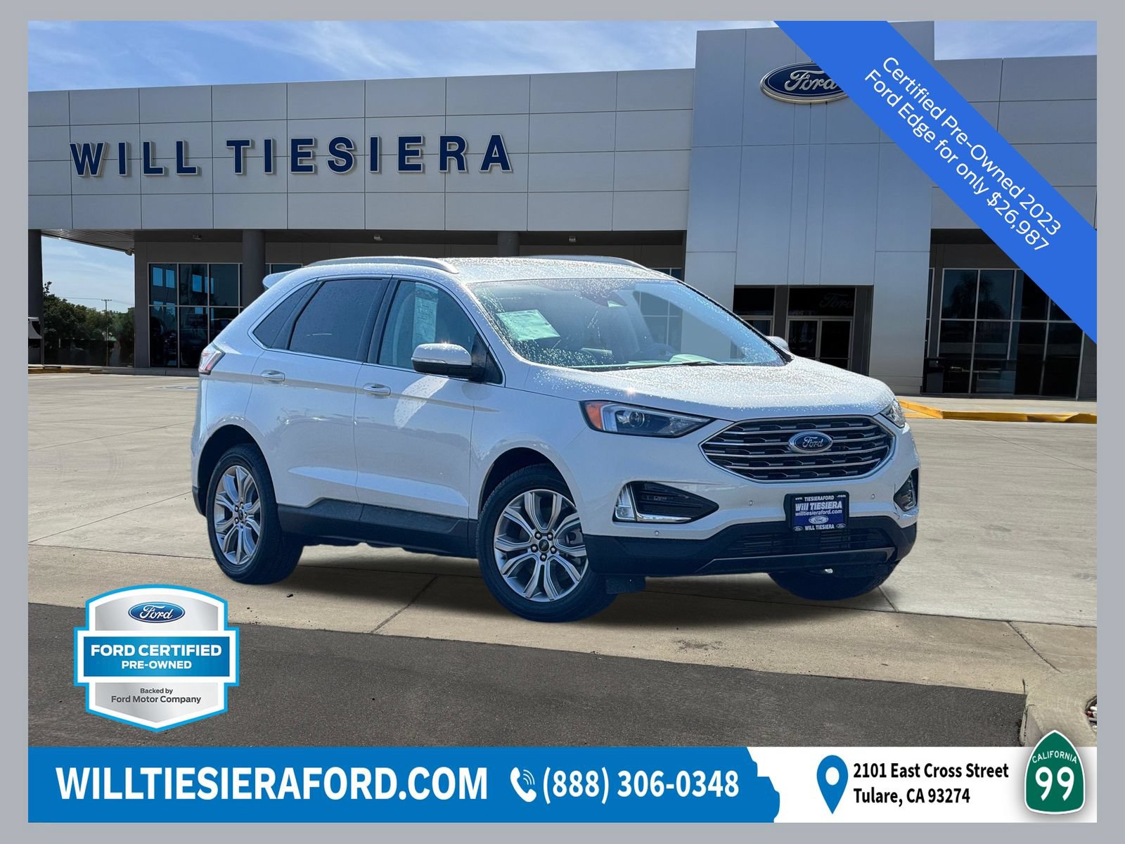 Certified 2023 Ford Edge Titanium AWD/4WD 360° Tour