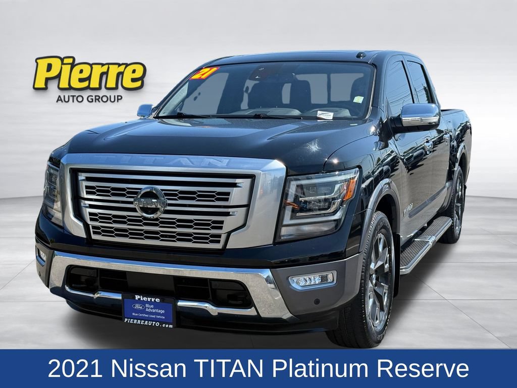 Used 2021 Nissan Titan Platinum Reserve w/ Moonroof Package RWD 360° Tour