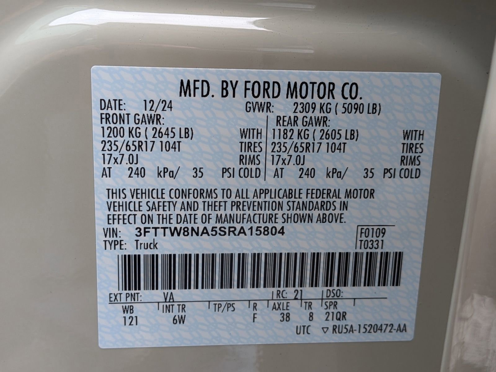 Certified 2025 Ford Maverick Tremor image 16