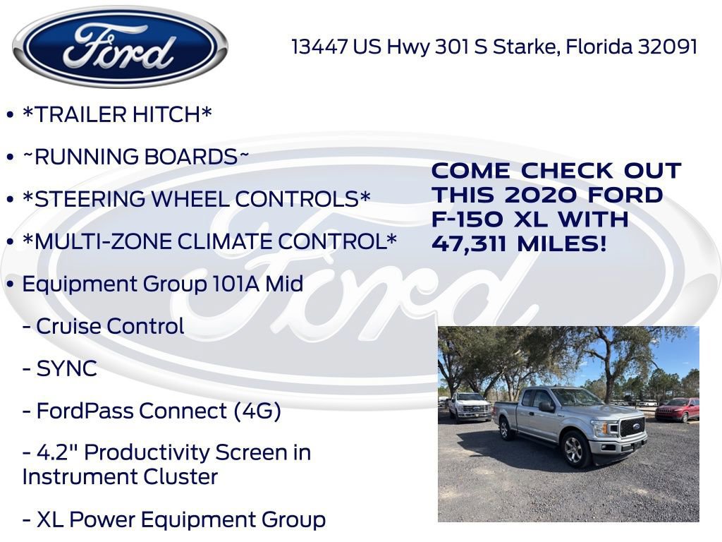 Certified 2020 Ford F150 XL w/ Equipment Group 101A Mid image 18