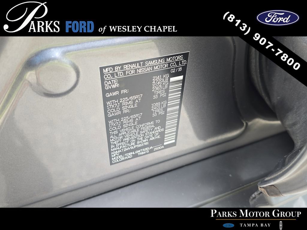 Used 2018 Nissan Rogue SV AWD/4WD image 33