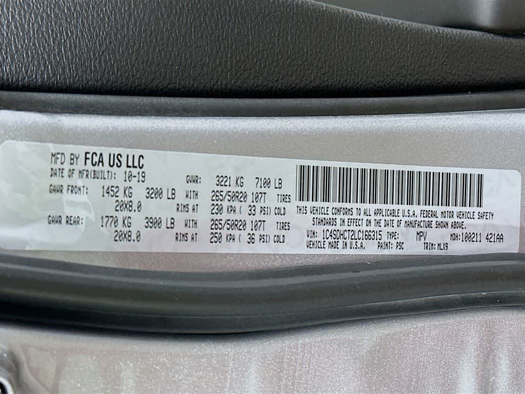 Used 2020 Dodge Durango R/T w/ Blacktop Package RWD image 22