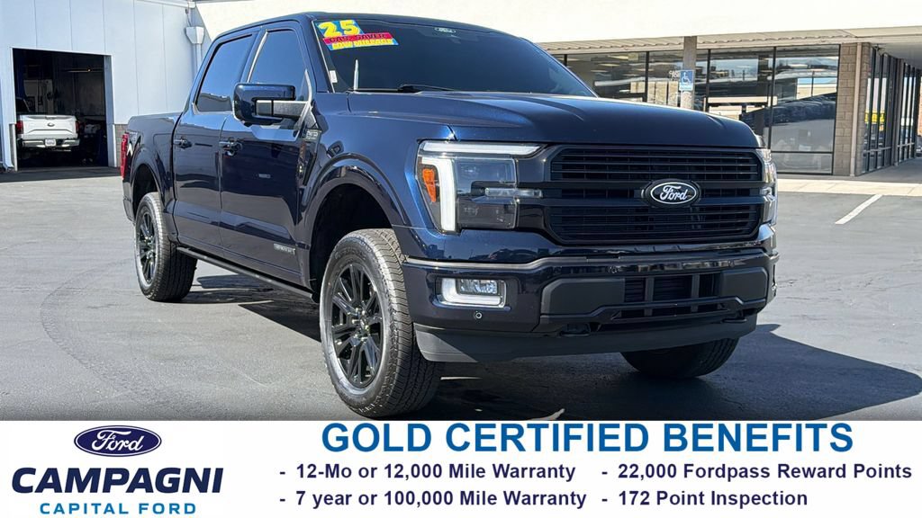 Certified 2025 Ford F150 Platinum w/ Equipment Group 702A High