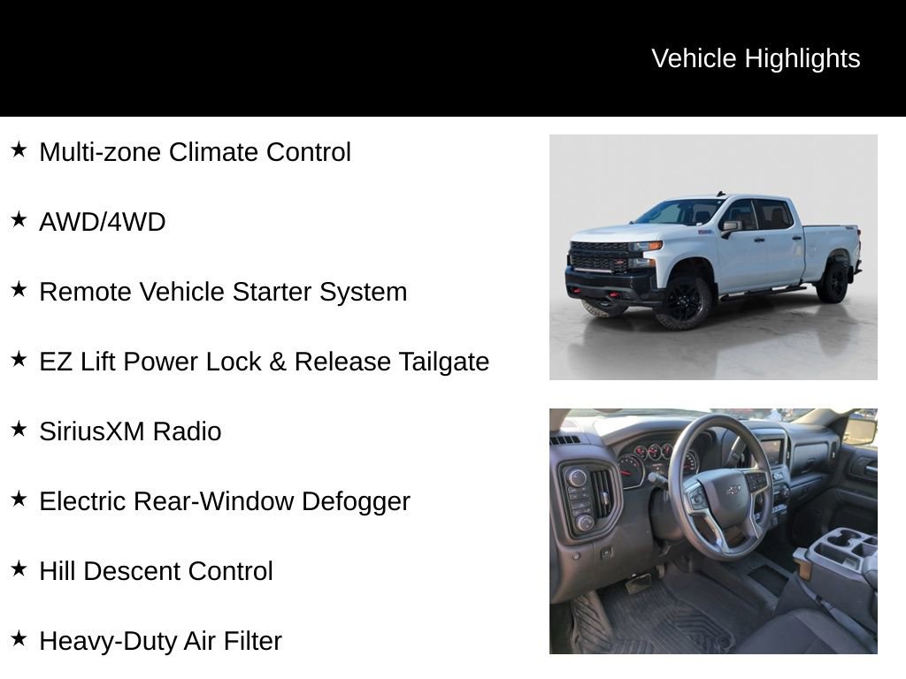 Used 2022 Chevrolet Silverado 1500 Custom Trail Boss w/ Safety Confidence Package image 16
