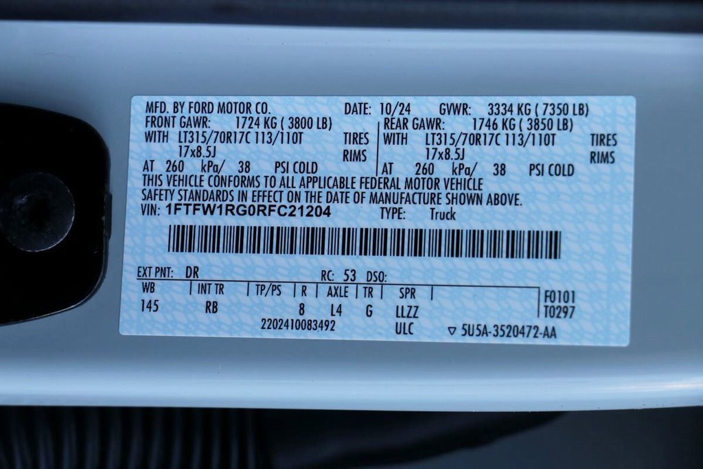 Certified 2024 Ford F150 Raptor image 41