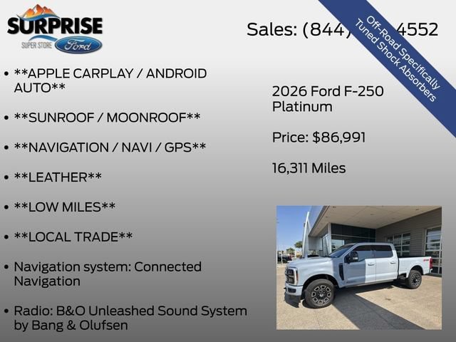 Certified 2026 Ford F250 Platinum AWD/4WD image 25