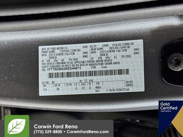 Certified 2024 Ford F250 Lariat w/ Black Appearance Package image 38