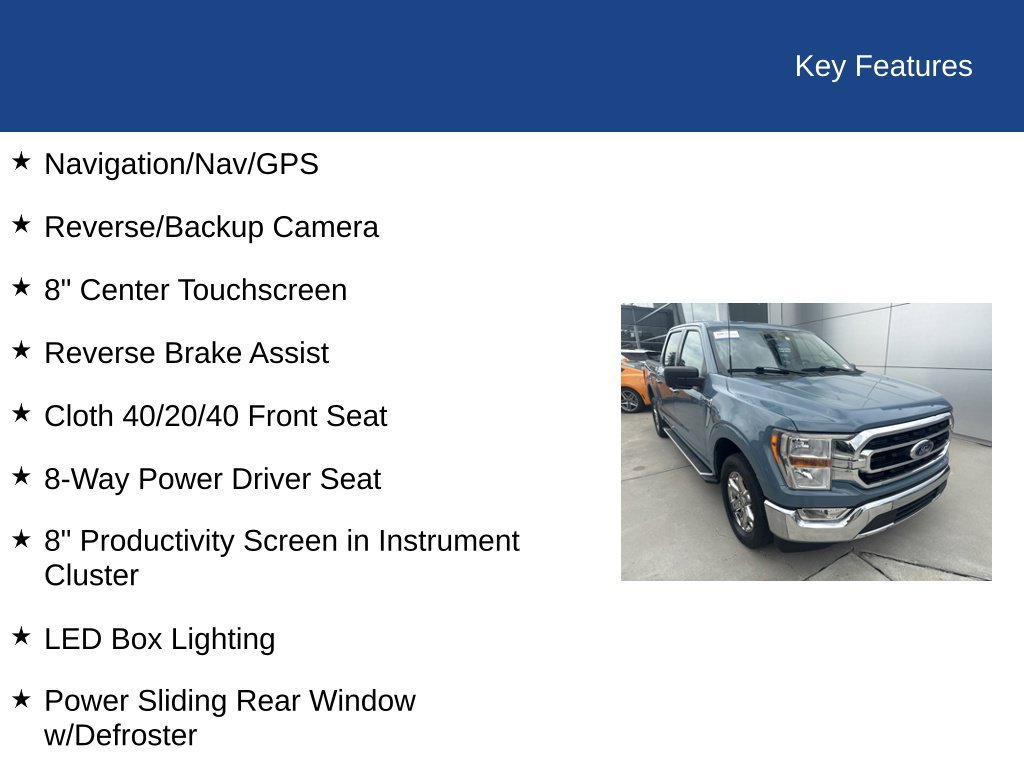 Certified 2023 Ford F150 XLT w/ Equipment Group 301A Mid RWD image 31