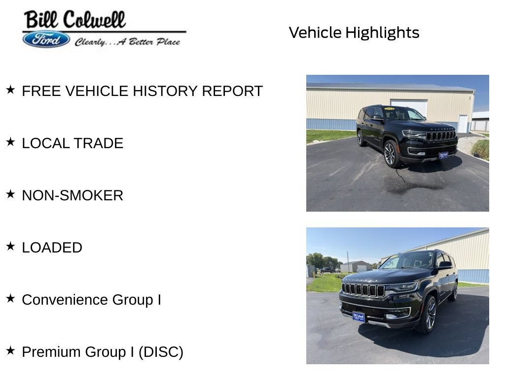 Used 2022 Jeep Wagoneer Series III w/ Premium Group I AWD/4WD image 11