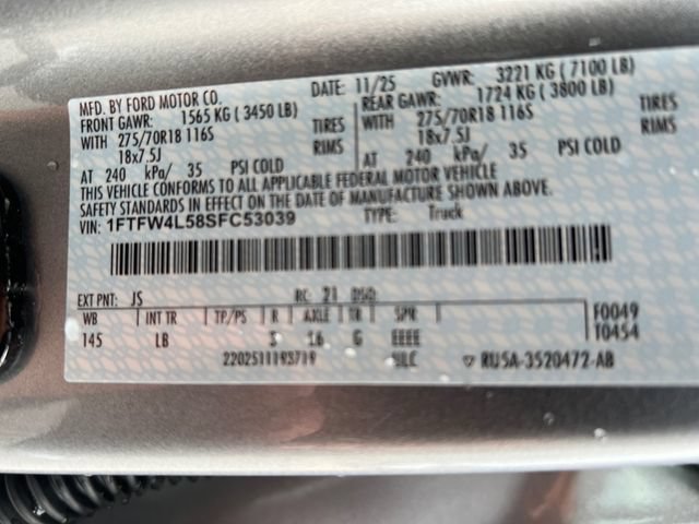 Certified 2025 Ford F150 Tremor w/ Bed Utility Package AWD/4WD image 36