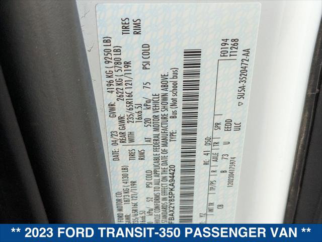 Certified 2023 Ford Transit 350 XLT image 24