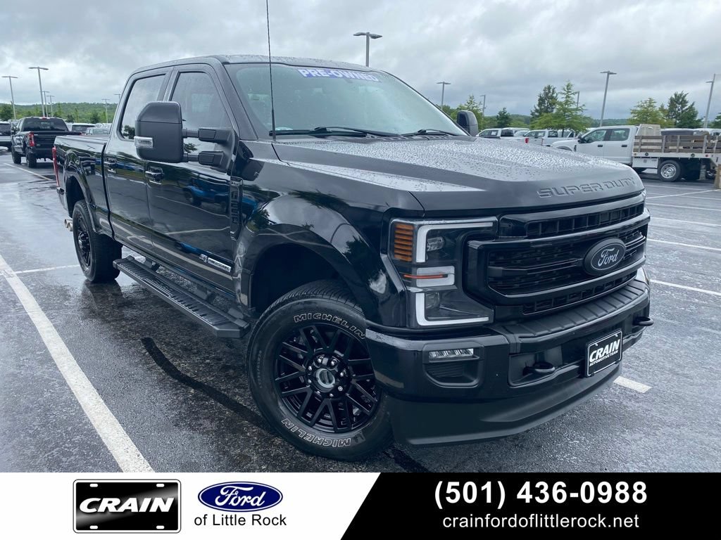 Certified 2022 Ford F250 Lariat w/ Black Appearance Package AWD/4WD video 1