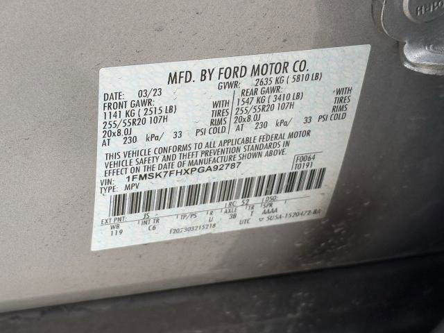 Certified 2023 Ford Explorer Limited w/ Limited Technology Package image 32