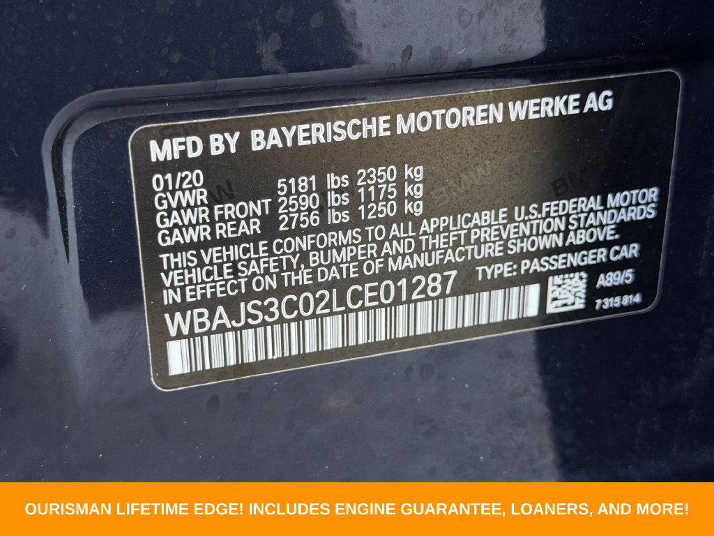 Used 2020 BMW 540i xDrive w/ Premium Package AWD/4WD image 33