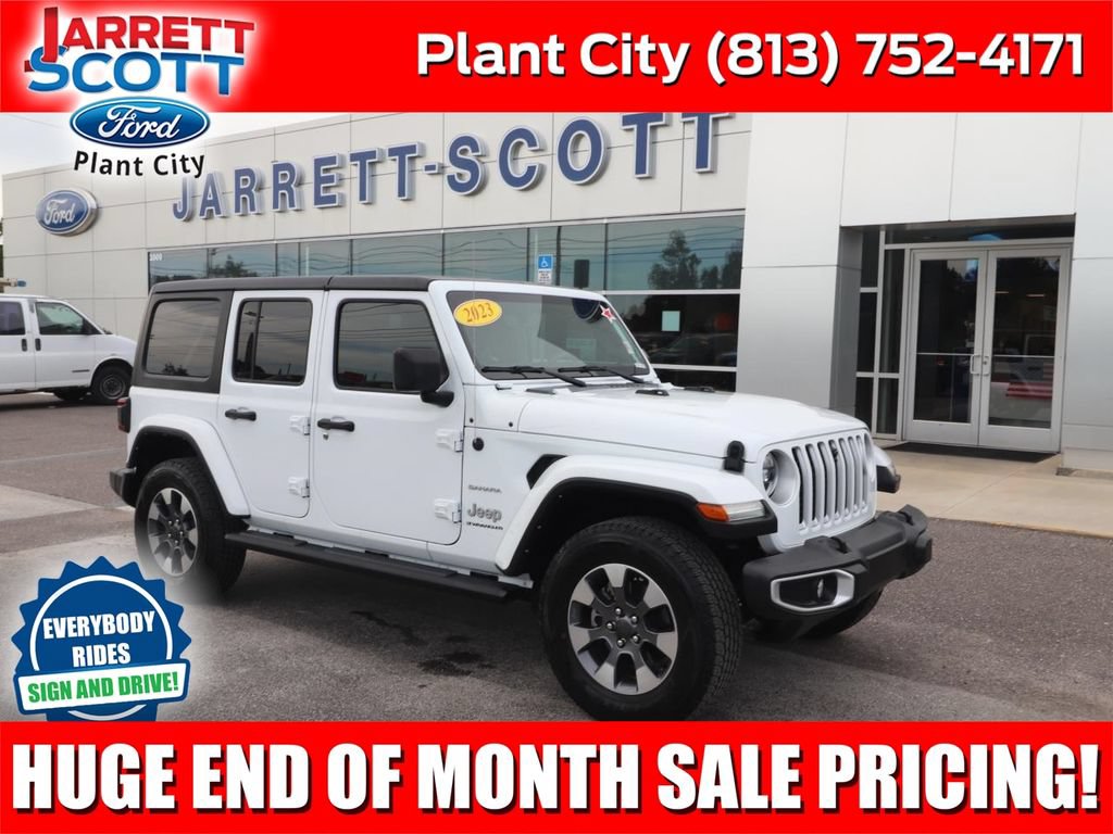 Used 2023 Jeep Wrangler Unlimited Sahara w/ LED Lighting Group