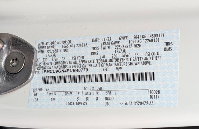 Certified 2023 Ford Escape Active w/ Tech Pack #2 image 35