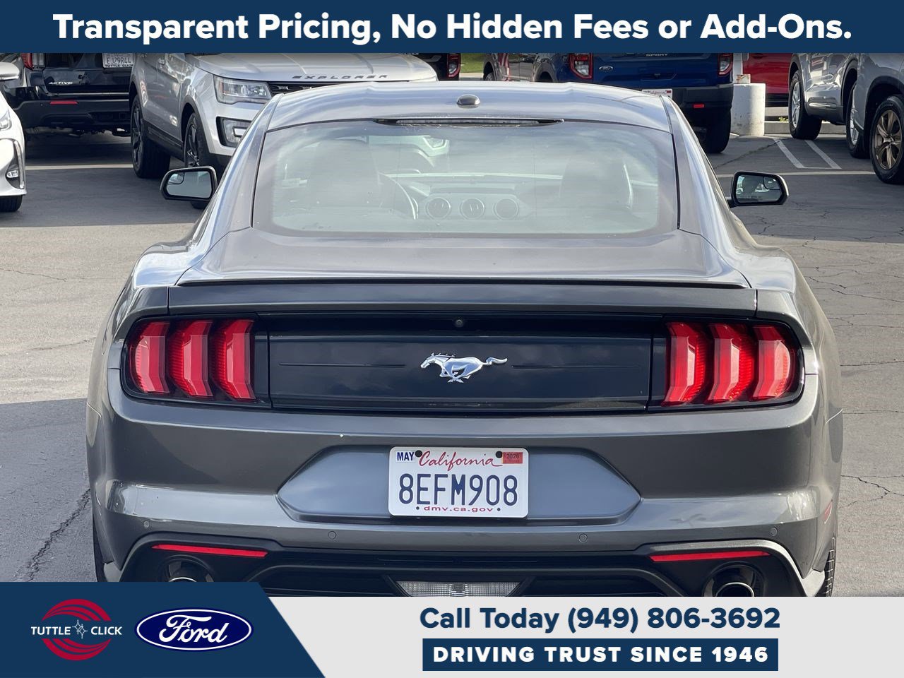 Certified 2018 Ford Mustang EcoBoost w/ Equipment Group 101A image 4