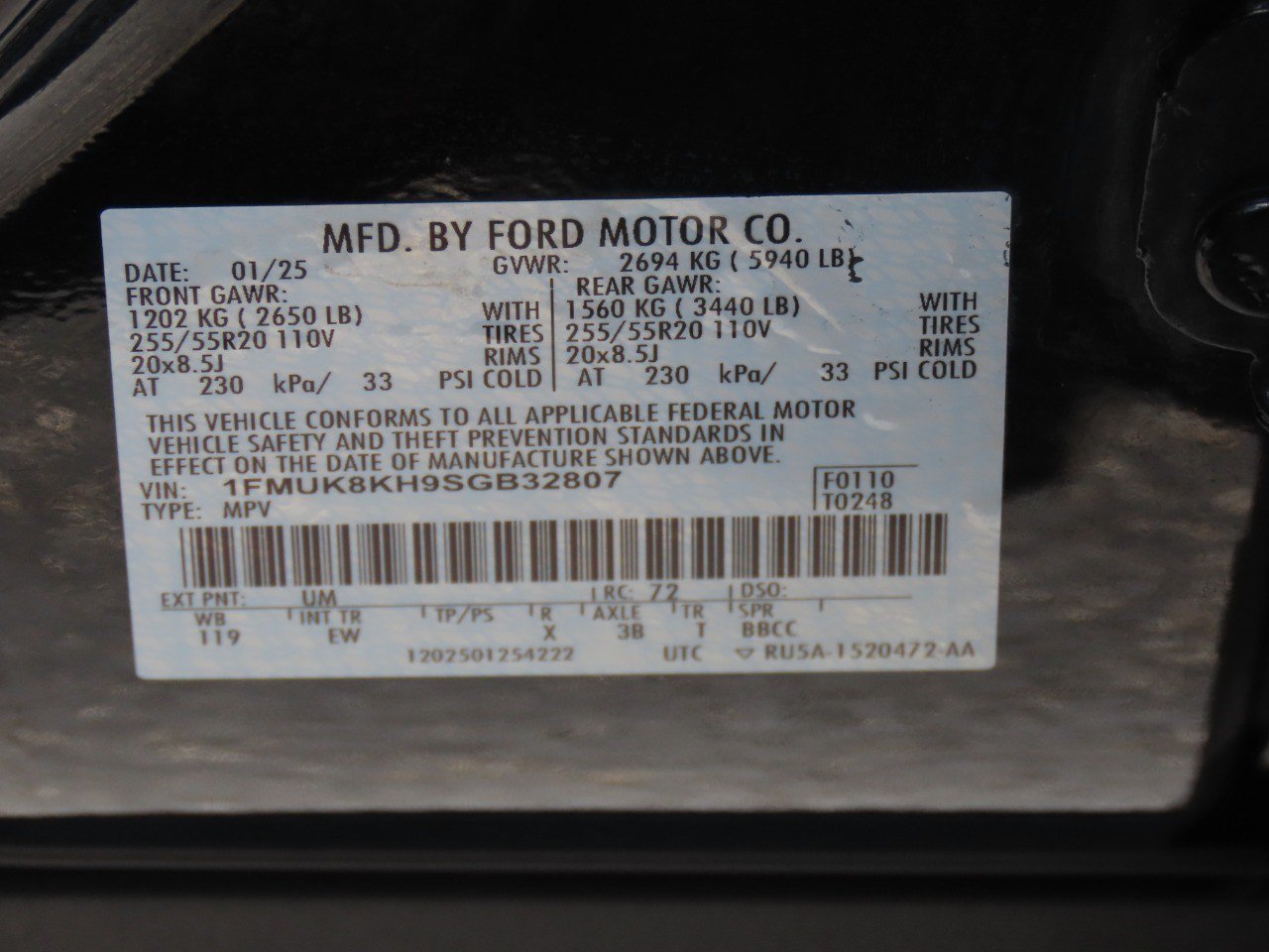 Certified 2025 Ford Explorer ST-Line AWD/4WD image 34