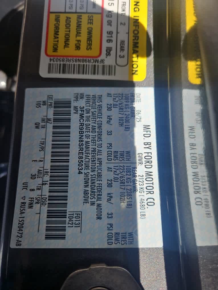 Certified 2025 Ford Bronco Sport Big Bend w/ Convenience Package AWD/4WD image 22