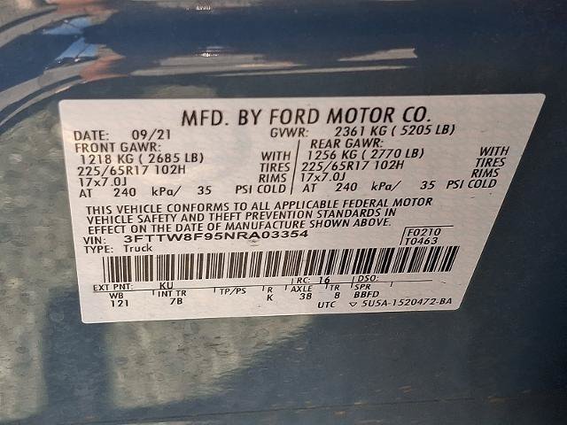 Certified 2022 Ford Maverick XLT w/ Equipment Group 300A Standard AWD/4WD image 26