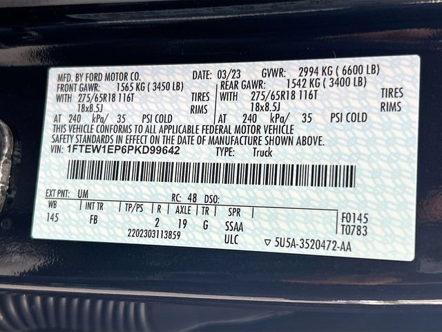 Certified 2023 Ford F150 XLT w/ Equipment Group 302A High AWD/4WD image 39