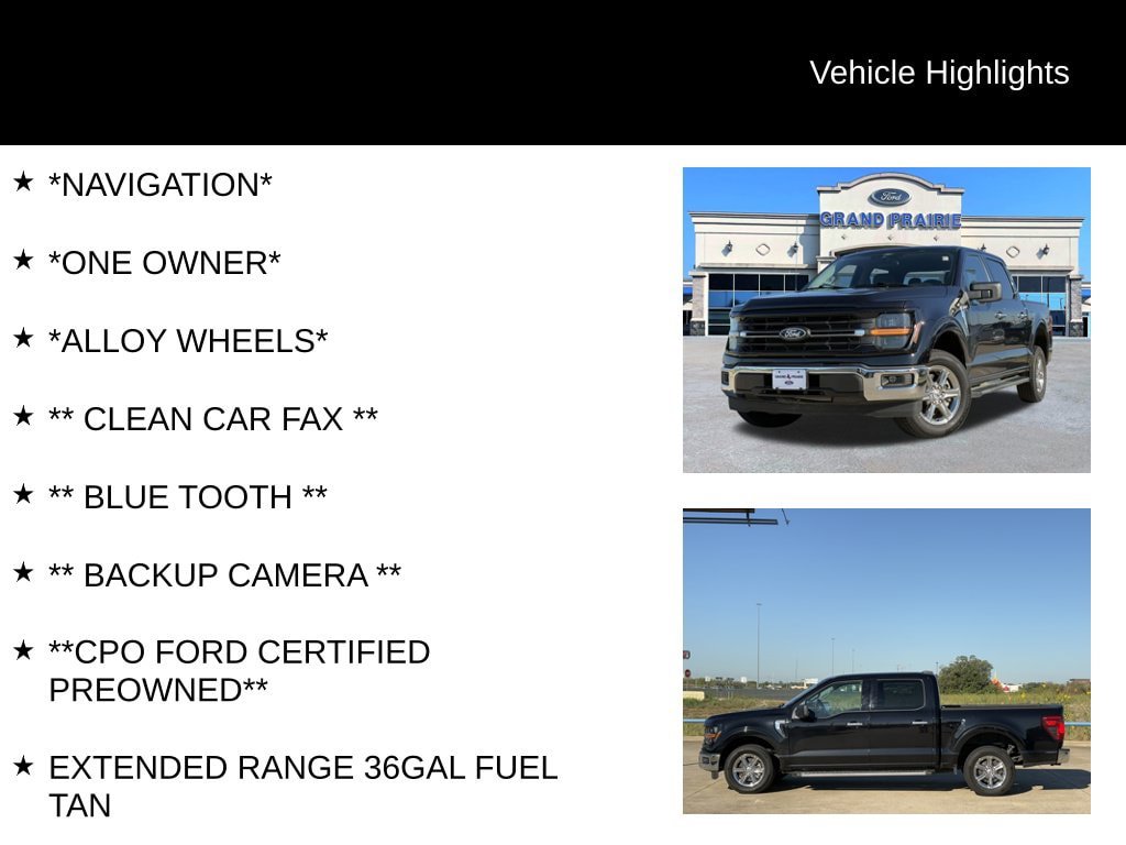 Certified 2025 Ford F150 XLT w/ Equipment Group 301A Standard RWD image 4