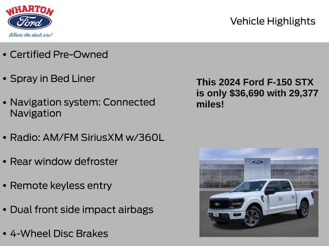 Certified 2024 Ford F150 STX RWD image 5