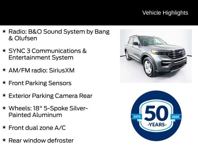 Certified 2023 Ford Explorer XLT w/ Equipment Group 202A image 9