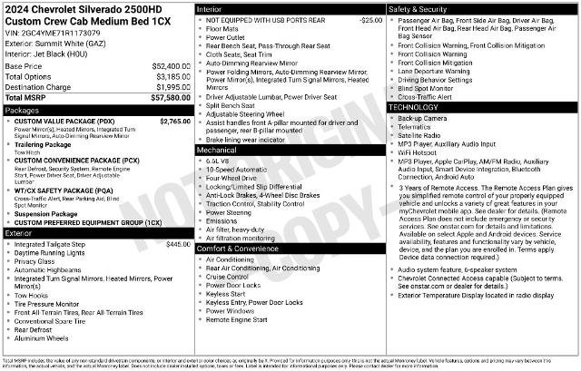 Used 2024 Chevrolet Silverado 2500 Custom w/ Custom Value Package AWD/4WD image 5