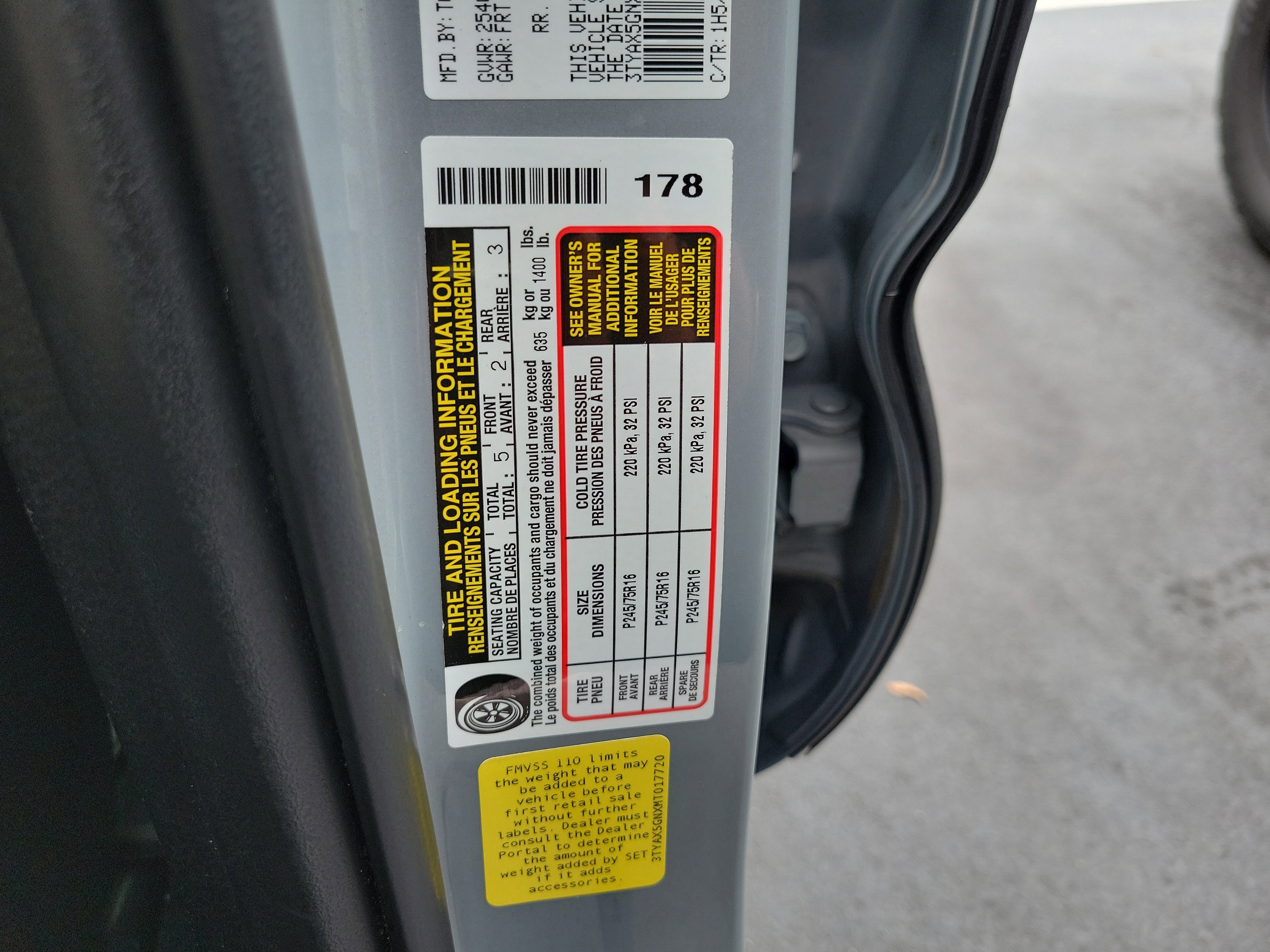 Used 2021 Toyota Tacoma SR5 w/ SR5 Appearance Package (SM) image 30