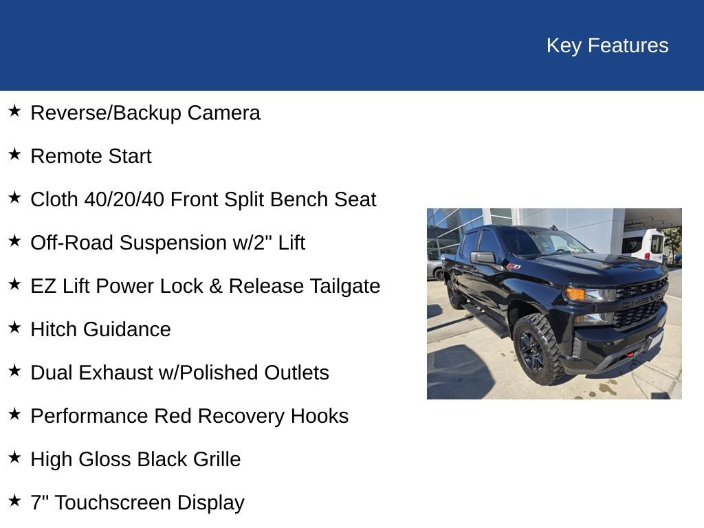 Used 2021 Chevrolet Silverado 1500 Custom Trail Boss image 24