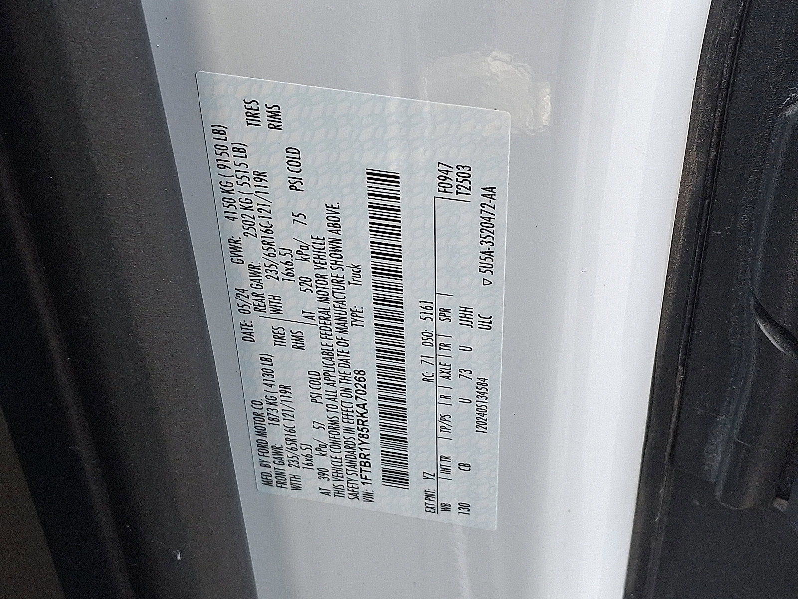 Certified 2024 Ford Transit 250 Low Roof w/ Exterior Upgrade Package image 23