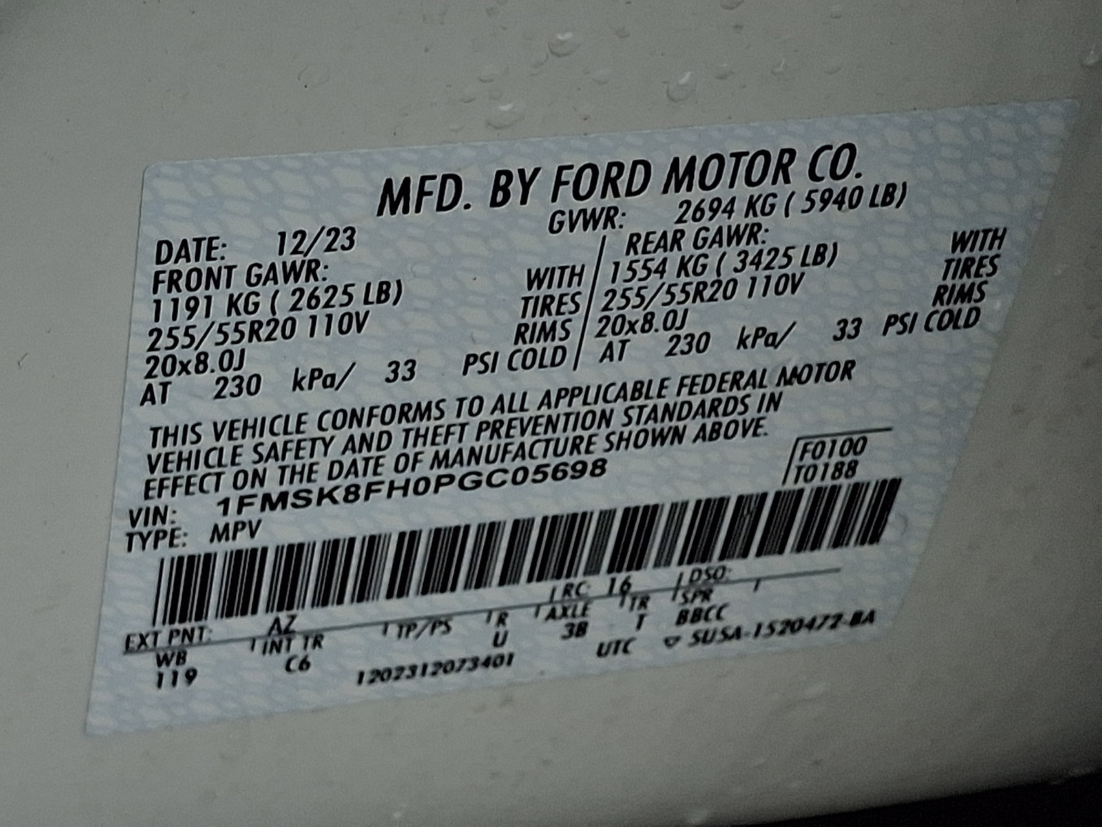 Certified 2023 Ford Explorer Limited w/ Limited Technology Package AWD/4WD image 31