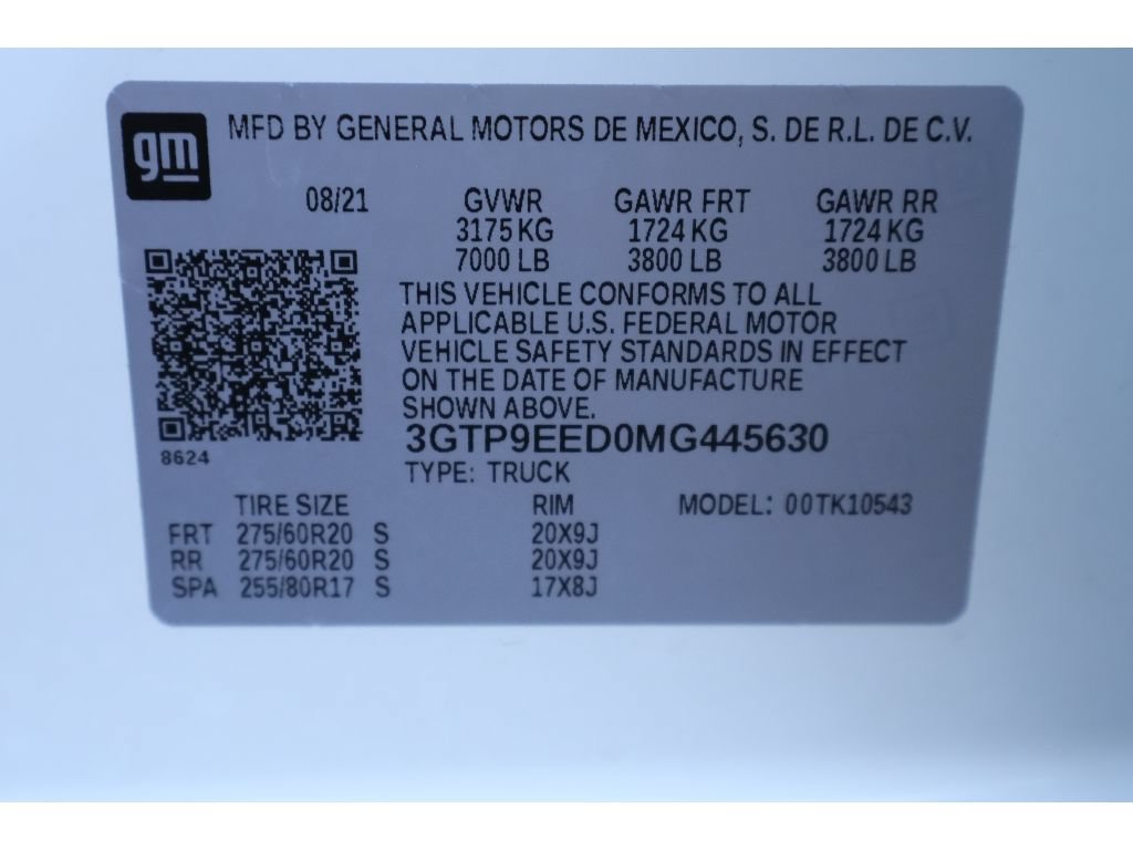 Used 2021 GMC Sierra 1500 AT4 AWD/4WD image 38