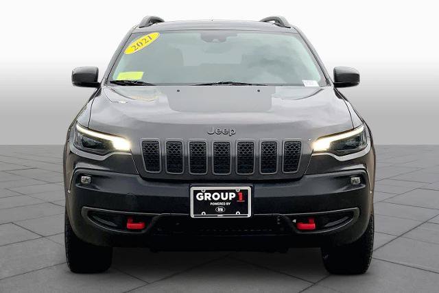Used 2021 Jeep Cherokee Trailhawk w/ Sun, Sound & Nav Group AWD/4WD image 4