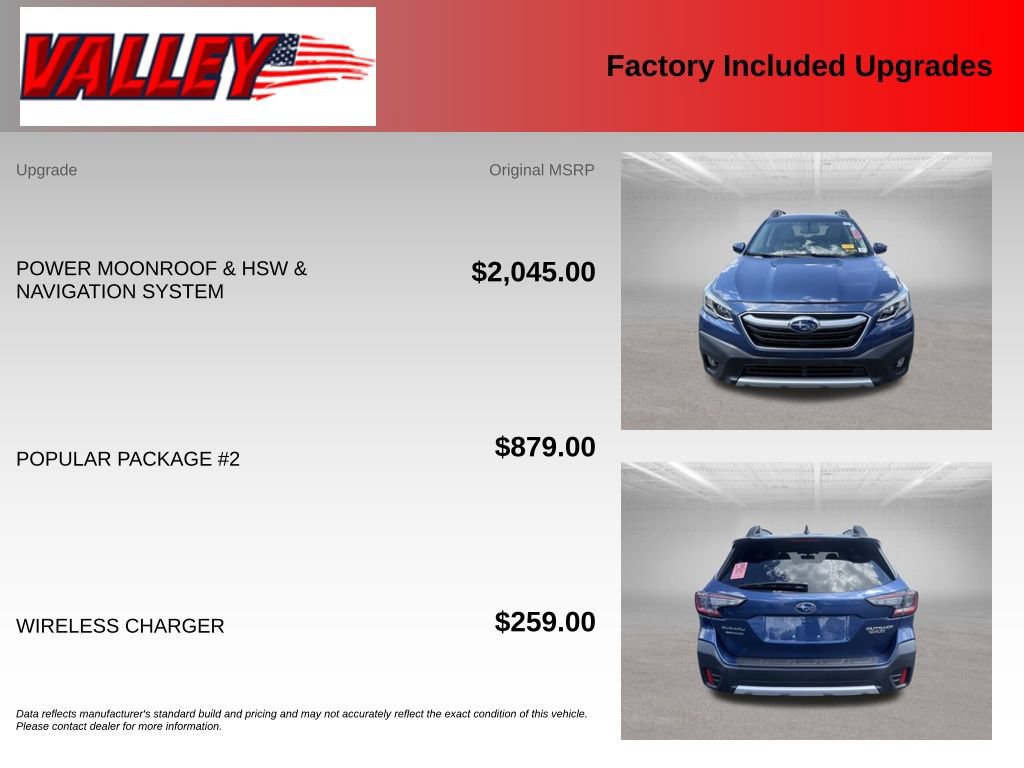 Used 2021 Subaru Outback Limited w/ Popular Package #2 AWD/4WD image 6