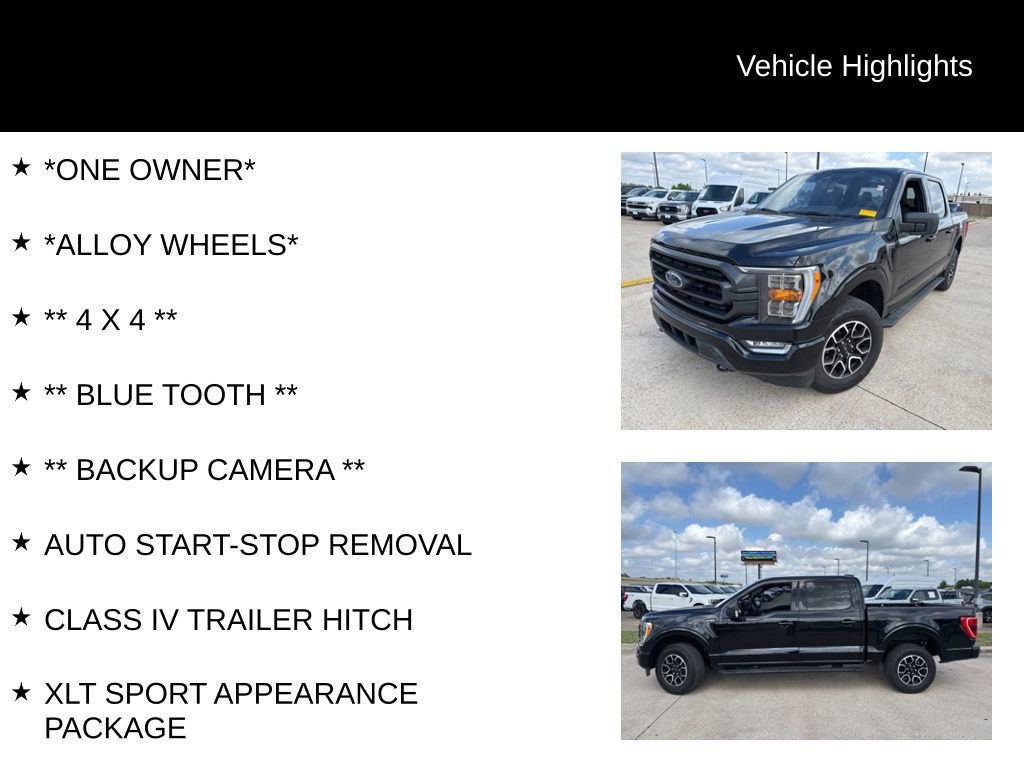 Certified 2022 Ford F150 XLT w/ Equipment Group 302A High AWD/4WD image 4