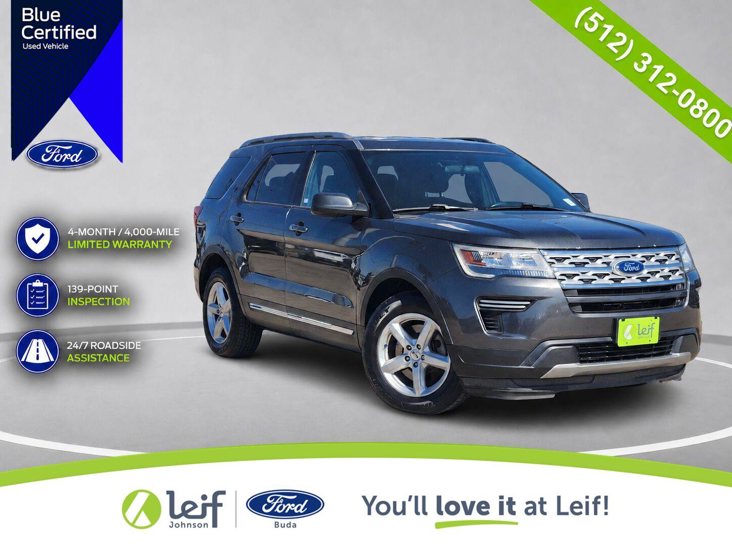 Certified 2019 Ford Explorer XLT FWD image 1