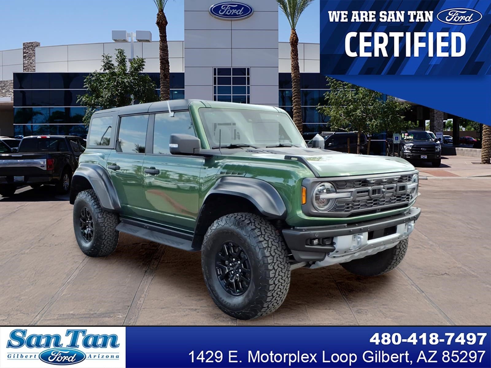 Certified 2022 Ford Bronco Raptor AWD/4WD image 1