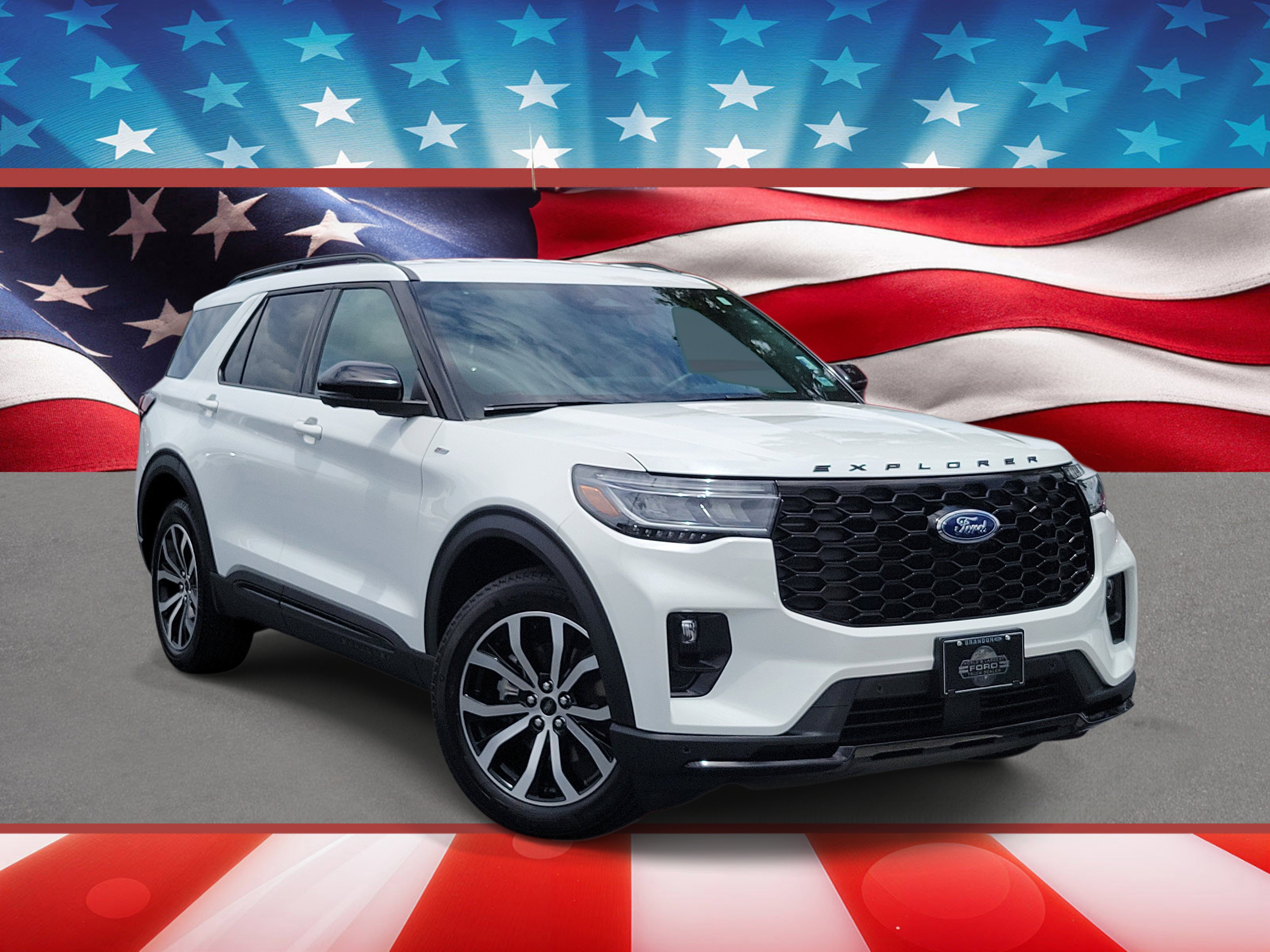 Certified 2025 Ford Explorer ST-Line AWD/4WD image 1