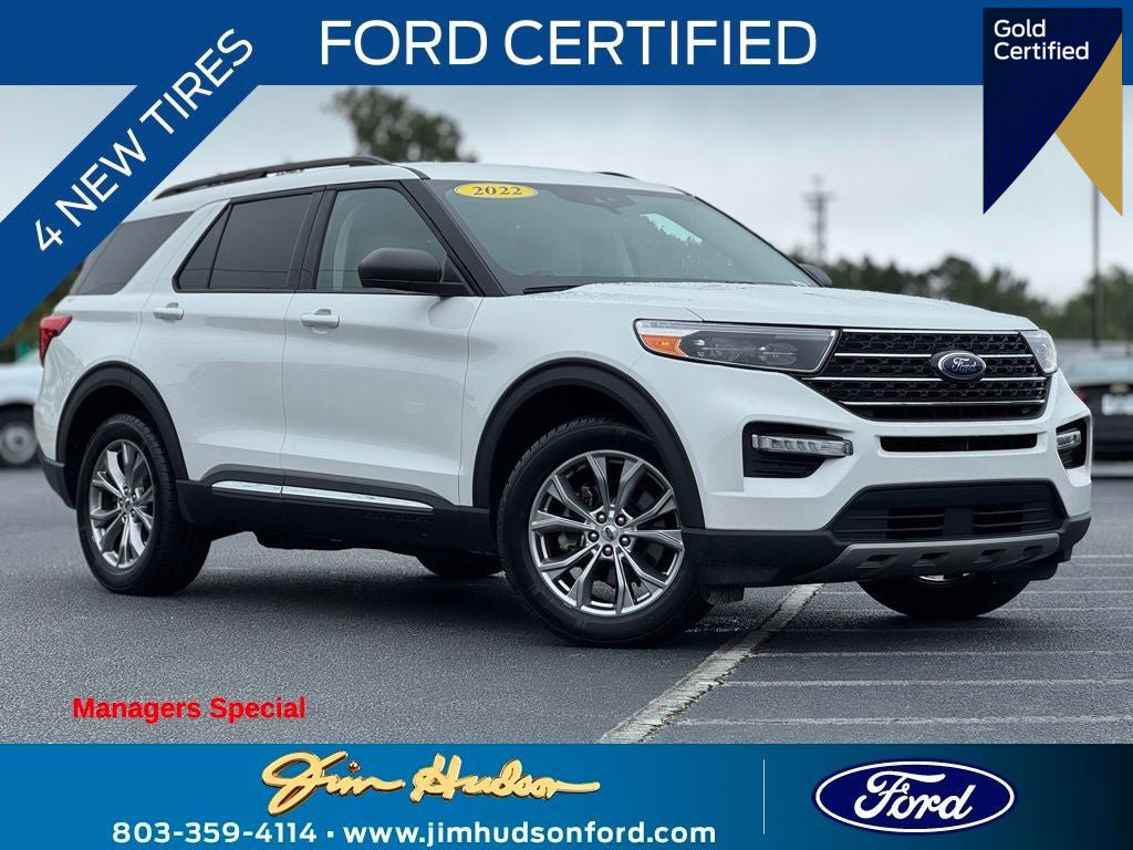 Certified 2022 Ford Explorer XLT w/ Equipment Group 202A