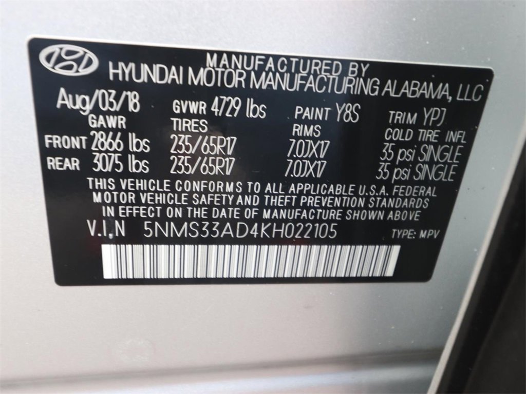 Used 2019 Hyundai Santa Fe SEL image 22