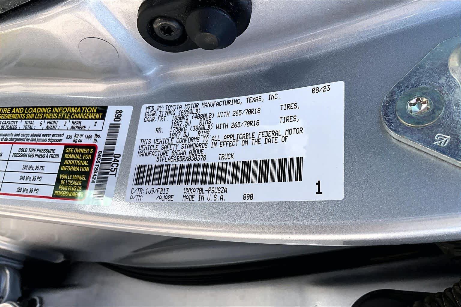 Used 2024 Toyota Tundra SR5 RWD image 32
