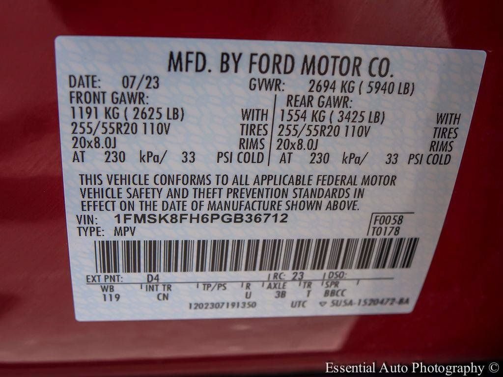 Certified 2023 Ford Explorer Limited w/ Limited Technology Package AWD/4WD image 30