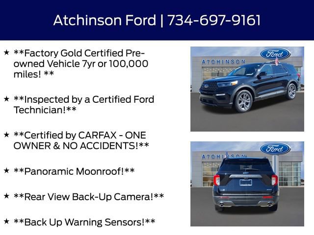 Certified 2024 Ford Explorer XLT w/ Equipment Group 202A image 8