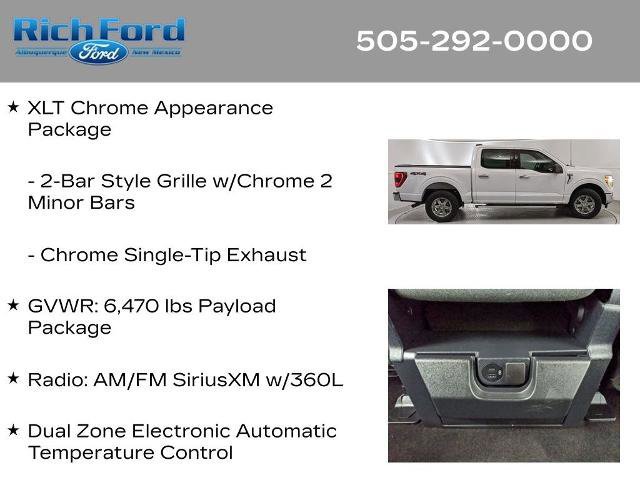 Certified 2022 Ford F150 XLT w/ Equipment Group 301A Mid image 24