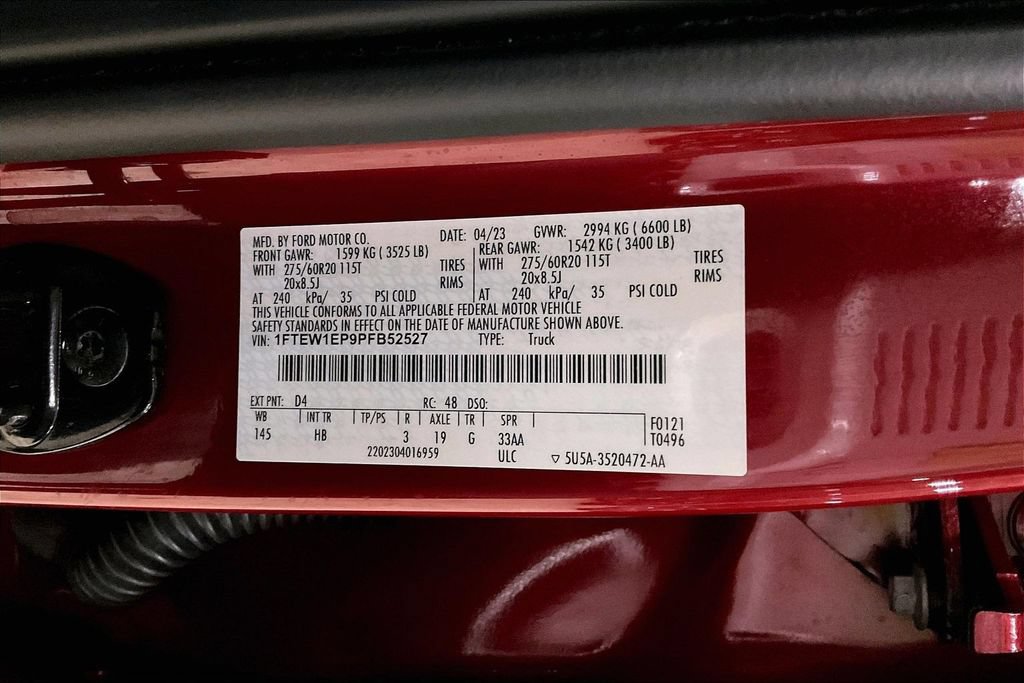 Certified 2023 Ford F150 Lariat w/ Equipment Group 502A High AWD/4WD image 30