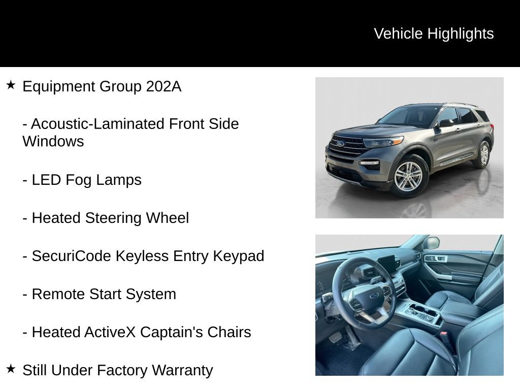 Certified 2024 Ford Explorer XLT w/ Equipment Group 202A AWD/4WD image 6
