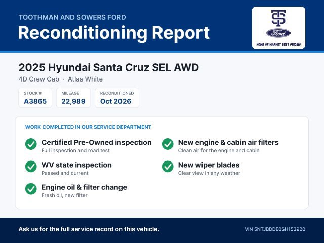 Used 2025 Hyundai Santa Cruz SEL AWD/4WD image 35